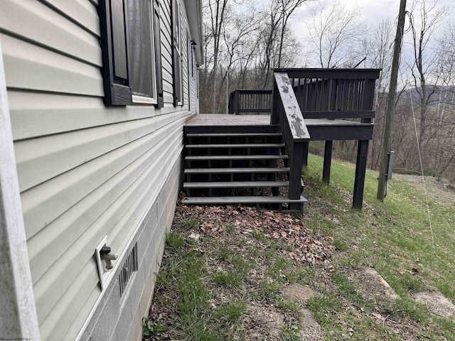 31 Sanctuary Ln, Worthington, WV 26591 - exterior view of stairs