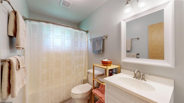 524 Kinney St, Bridgeport, WV 26554 - full bathroom with toilet, vanity, and curtained shower