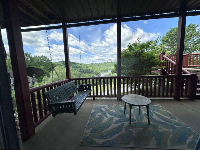 717 Lakeview Dr, Horner, WV 26372 - sunroom / solarium featuring plenty of natural light
