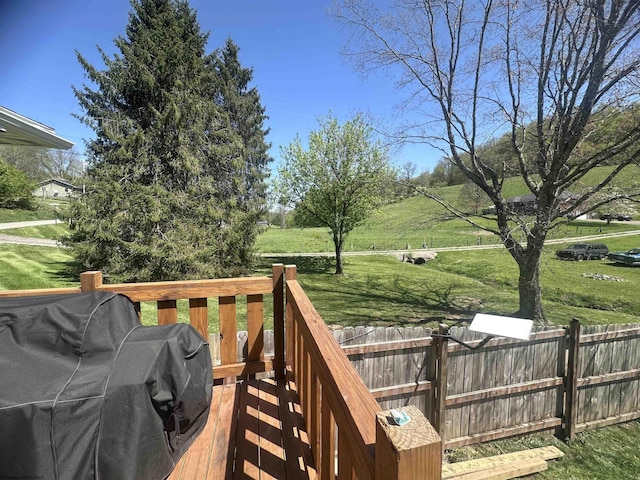 1829 Crooked Run Rd, Clarksburg, WV 26301 - wooden terrace featuring grilling area