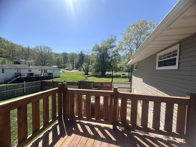 1829 Crooked Run Rd, Clarksburg, WV 26301 - view of wooden deck