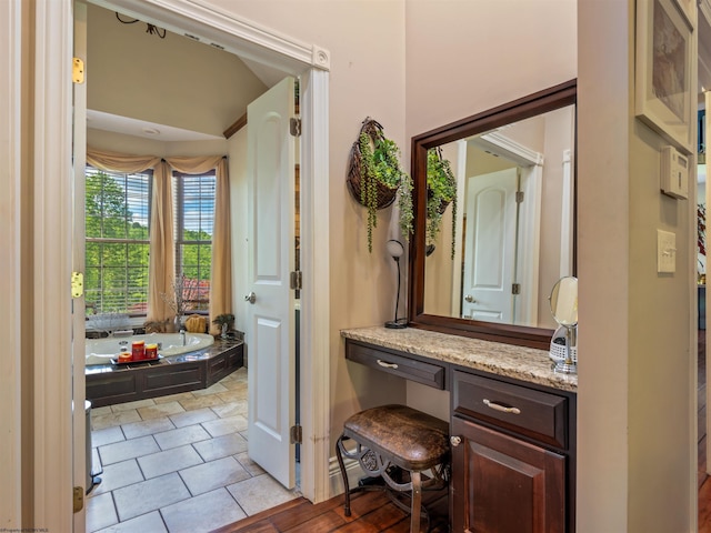 40 Briarwood Dr, Elkins, WV 26241 - full bath featuring a bath and tile patterned flooring