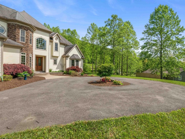 40 Briarwood Dr, Elkins, WV 26241 - view of front of home with curved driveway