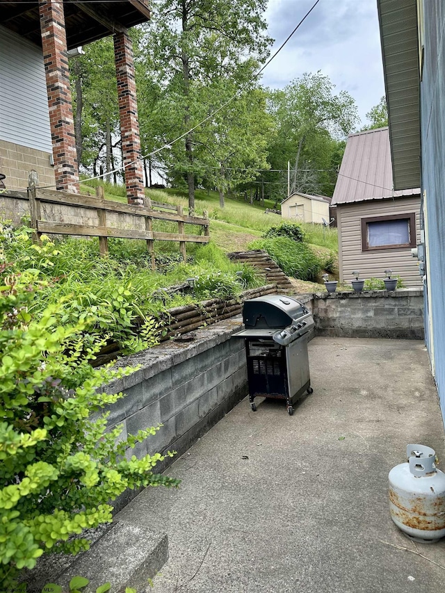 1322 Crystal Lake Rd, West Union, WV 26456 - view of patio / terrace with area for grilling