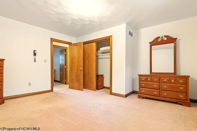737 Summit Park Ave, Clarksburg, WV 26301 - bedroom with light carpet, baseboards, and a closet