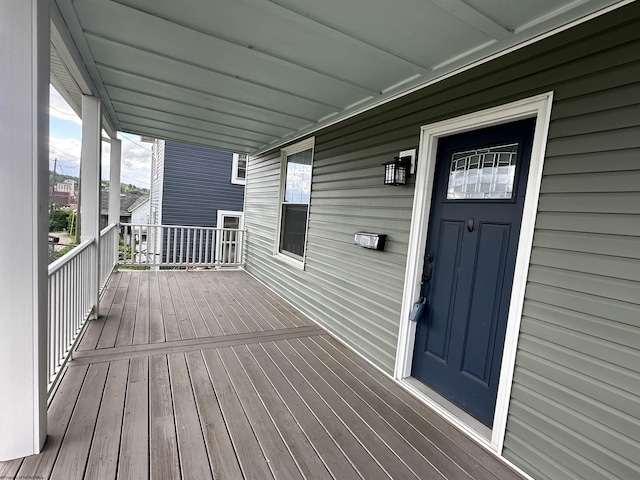 505 State St, Fairmont, WV 26554 - view of wooden deck