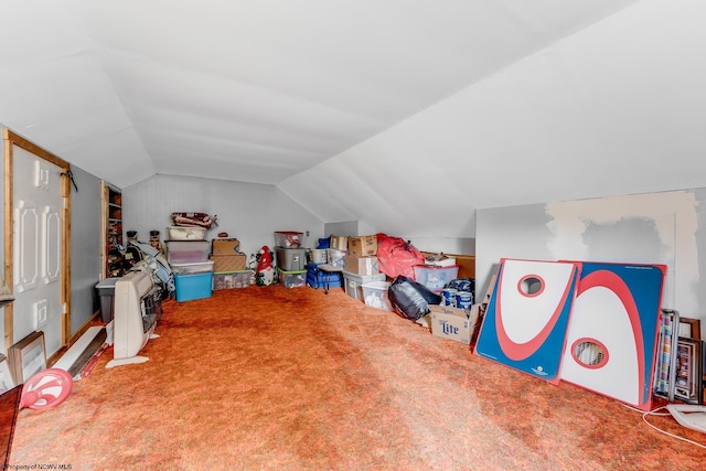 595 States Fork Rd, Metz, WV 26585 - bonus room featuring vaulted ceiling and carpet