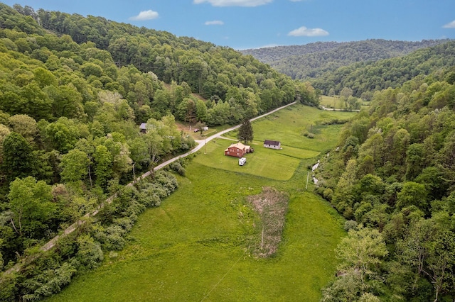 595 States Fork Rd, Metz, WV 26585 - aerial view of sparsely populated area with a forest