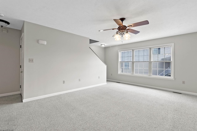 10 Pineview Pl, Morgantown, WV 26505 - unfurnished room with a ceiling fan, baseboards, and carpet flooring