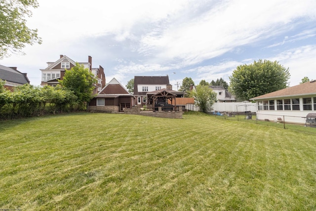 328 W Philadelphia Ave, Bridgeport, WV 26330 - view of yard featuring a gazebo