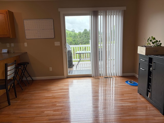 501 Santa Fe Ct, Morgantown, WV 26508 - dining room featuring baseboards and light wood-style flooring