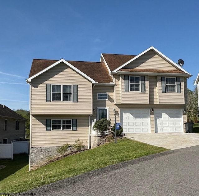 501 Santa Fe Ct, Morgantown, WV 26508 - view of front of house with an attached garage and concrete driveway