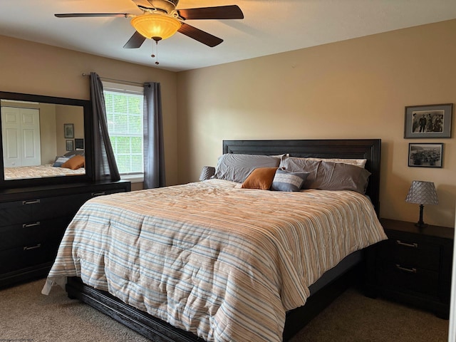 501 Santa Fe Ct, Morgantown, WV 26508 - bedroom with carpet and ceiling fan