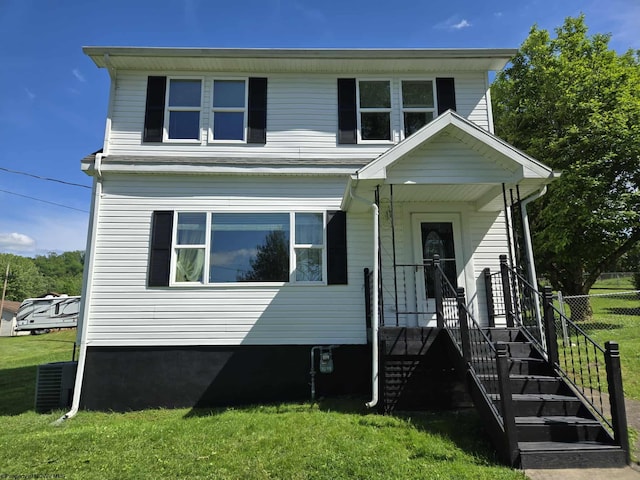 608 Ohio Ave, Nutter Fort, WV 26301 - view of front of property with central air condition unit