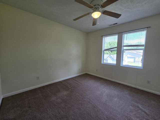 608 Ohio Ave, Nutter Fort, WV 26301 - unfurnished room featuring baseboards, carpet flooring, and a ceiling fan