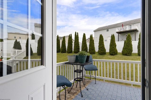 112 Eagle Dr, Maidsville, WV 26541 - wooden terrace featuring a lawn