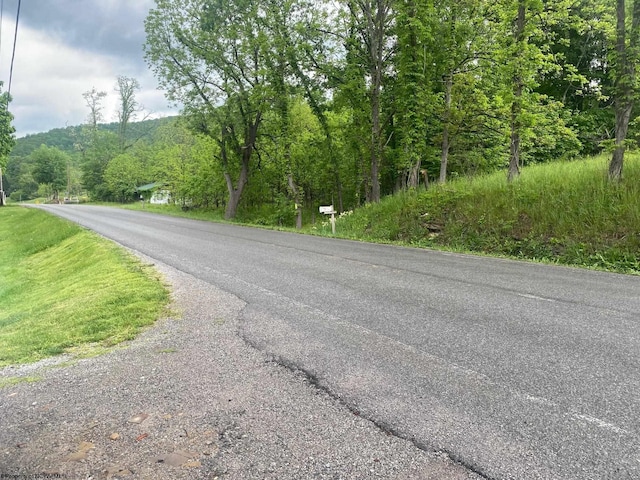 21434 Seneca Trl, Valley Head, WV 26294 - view of asphalt road with a forest view