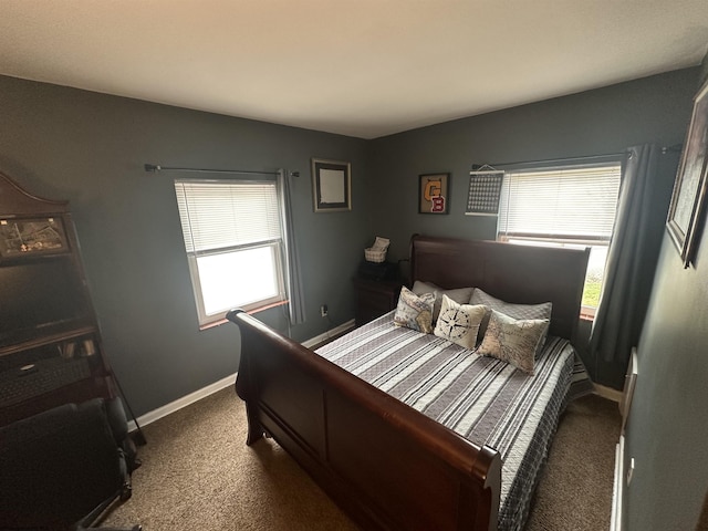 2605 E Main St, Bridgeport, WV 26330 - bedroom featuring carpet, multiple windows, and baseboards
