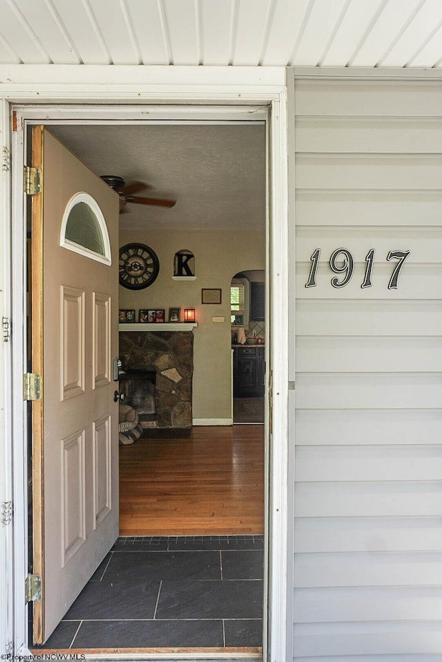 1917 Pleasant Valley Rd, Fairmont, WV 26554 - doorway to property featuring ceiling fan