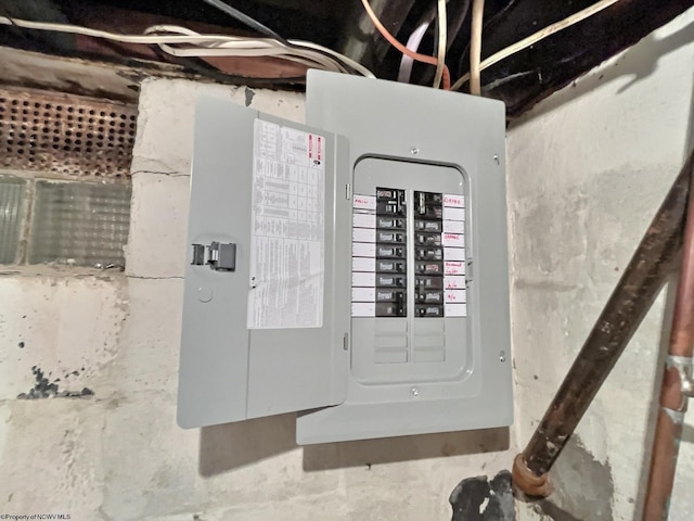 1501 Rose Ln, Fairmont, WV 26554 - utility room with electric panel