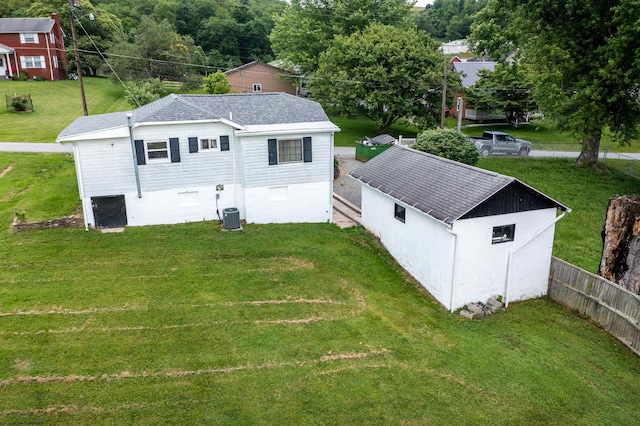 1501 Rose Ln, Fairmont, WV 26554 - rear view of property featuring roof with shingles