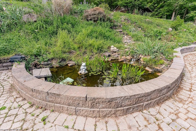 237 Highland Ave, Grafton, WV 26354 - view of yard featuring a garden pond