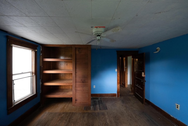 248 Casteel Rd, Terra Alta, WV 26764 - empty room with wood finished floors, baseboards, and a ceiling fan