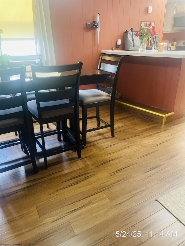 344 Tygart St, Fairmont, WV 26554 - dining space featuring light wood finished floors