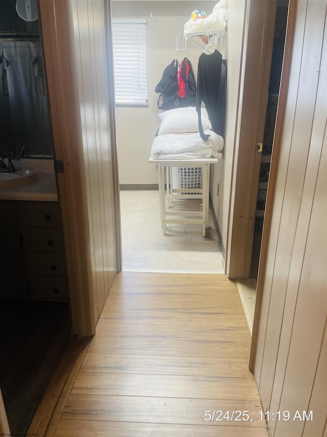 344 Tygart St, Fairmont, WV 26554 - hall featuring light wood finished floors and baseboards