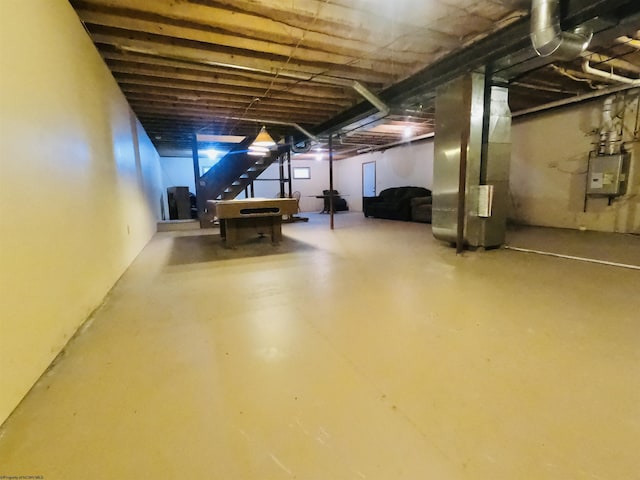 183 Camp Mountaineer Rd, Morgantown, WV 26508 - unfinished below grade area with heating unit