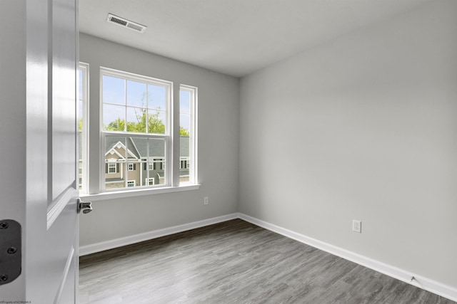 233 Stonehurst Dr, Morgantown, WV 26501 - empty room with wood finished floors and baseboards