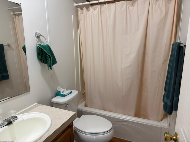 227 Wamsley Way, Valley Bend, WV 26293 - full bathroom featuring vanity, toilet, and shower / tub combo with curtain