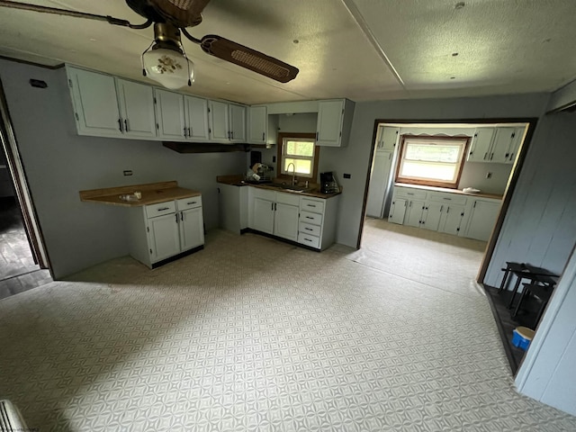 15 Carl Zinn Rd, Independence, WV 26374 - kitchen featuring a sink and a ceiling fan