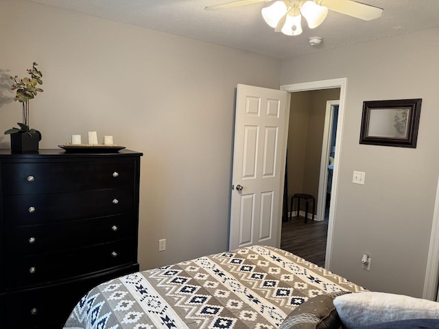 203 Tarbert Ct, Morgantown, WV 26508 - bedroom featuring wood finished floors and a ceiling fan