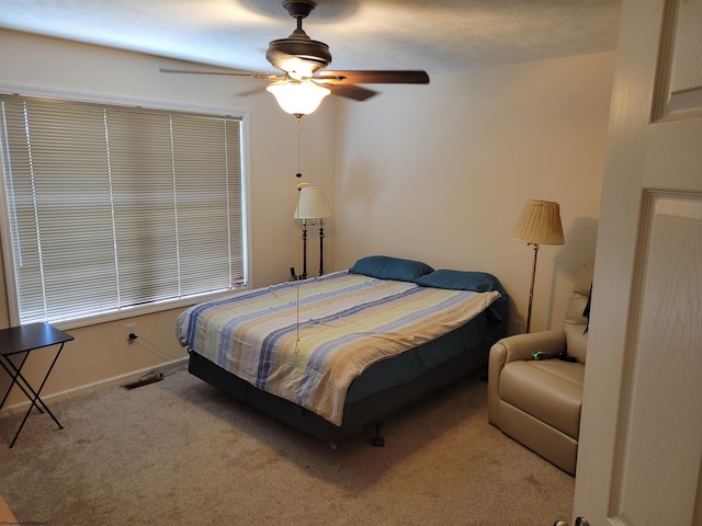 110 Woodmont Way, Fairmont, WV 26554 - bedroom with carpet and a ceiling fan