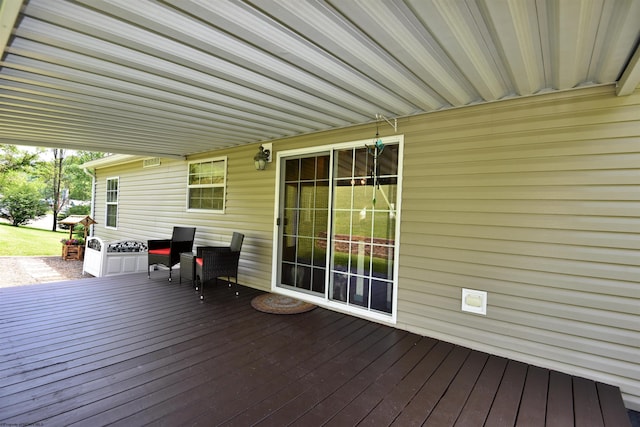 267 W Fork St, Clarksburg, WV 26301 - view of wooden deck