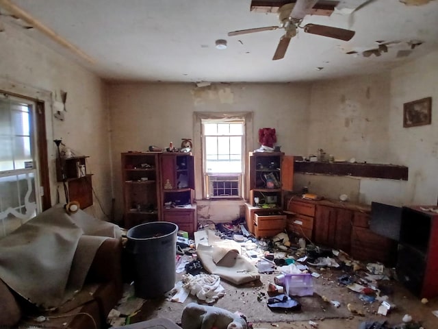 1738 Charleston Ave, Huntington, WV 25701 - misc room featuring ceiling fan
