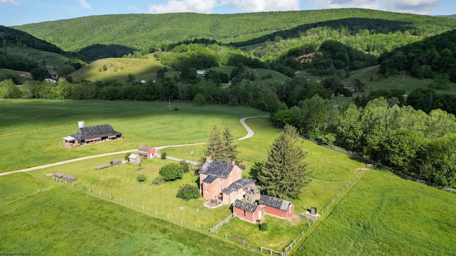 187 Leonard Ln, Franklin, WV 26807 - view of property location with rural landscape, agricultural land, and a heavily wooded area