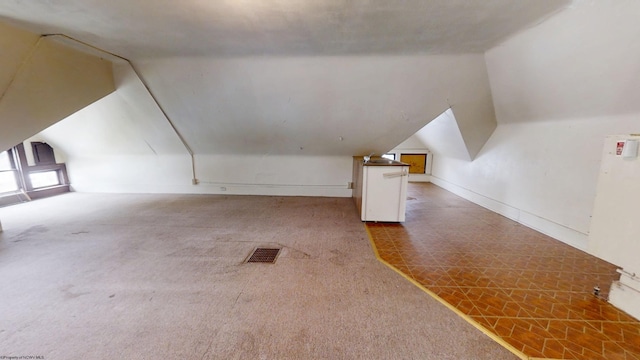 820 Field St, Fairmont, WV 26554 - bonus room featuring lofted ceiling, carpet, and baseboards
