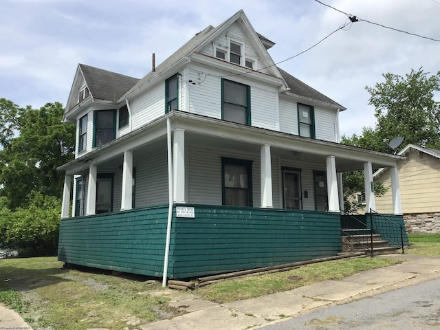 820 Field St, Fairmont, WV 26554 - view of front of home with a porch