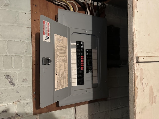 820 Field St, Fairmont, WV 26554 - utility room featuring electric panel