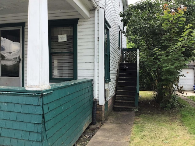 820 Field St, Fairmont, WV 26554 - view of home's exterior with stairway