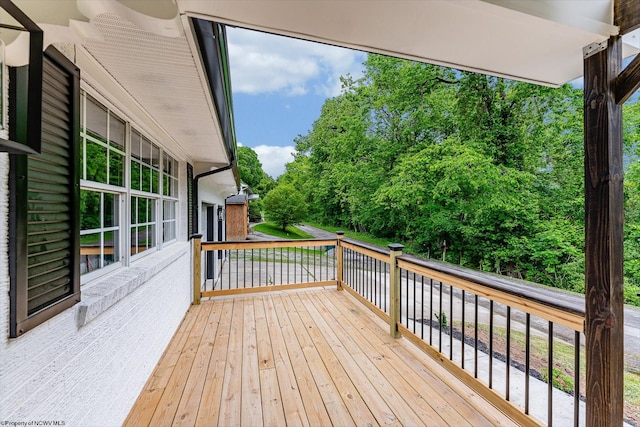 135 Celtic Dr, Clarksburg, WV 26301 - deck featuring view of scattered trees