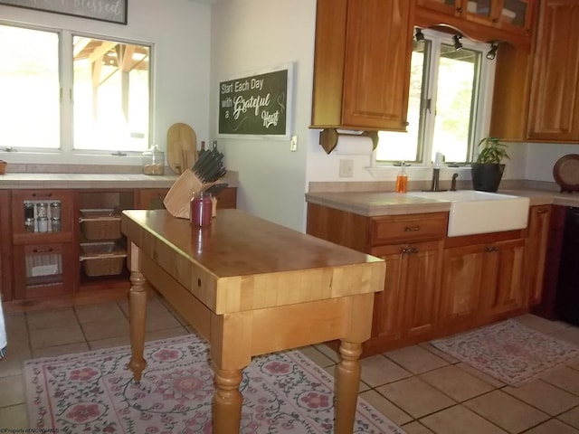 444 Gordon Rd, Beverly, WV 26253 - kitchen featuring a sink and light tile patterned flooring