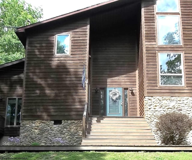 444 Gordon Rd, Beverly, WV 26253 - view of side of property featuring stone siding
