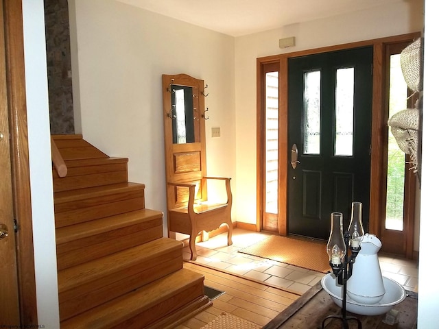 444 Gordon Rd, Beverly, WV 26253 - foyer entrance featuring plenty of natural light and stairs