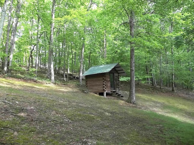 444 Gordon Rd, Beverly, WV 26253 - view of yard featuring a forest view