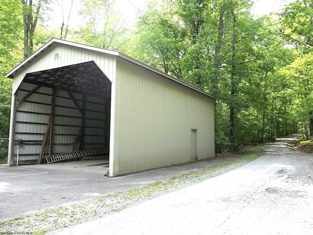 444 Gordon Rd, Beverly, WV 26253 - view of pole building featuring a carport