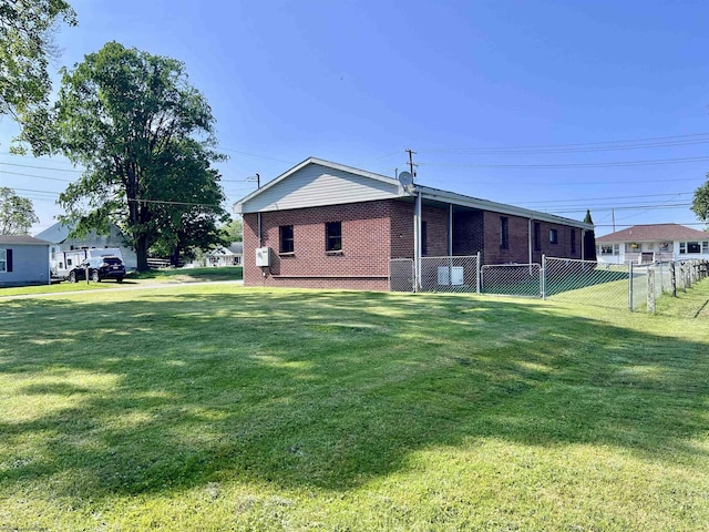 600 Wilson St, Elkins, WV 26241 - rear view of house with brick siding