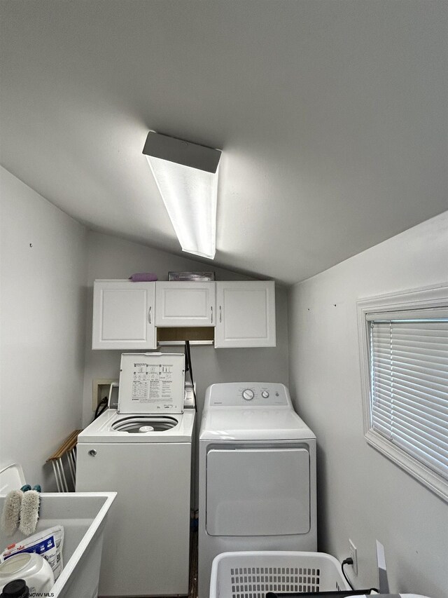 420 Fairfax Ave, Davis, WV 26260 - laundry room with cabinet space and washer and dryer
